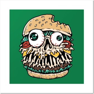 Hamburger Monster Posters and Art